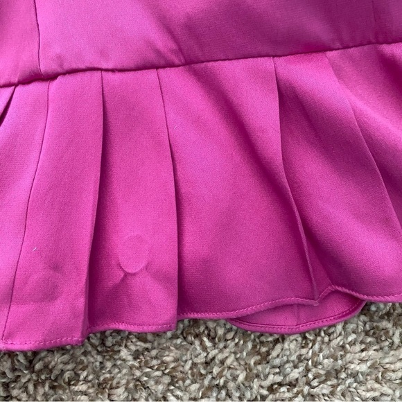 Nicole Miller Collection Silk Dress Pink Fuchsia Size 2 Formal Prom Dance Party - Picture 11 of 15